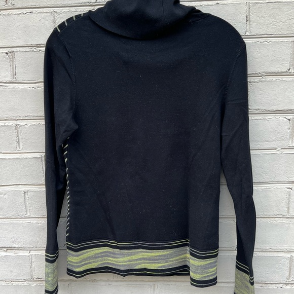 EUC Vintage Sculpture Silk Size M Cowel Neck Sweater - Picture 2 of 10